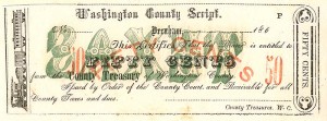 Washington County Script - SOLD